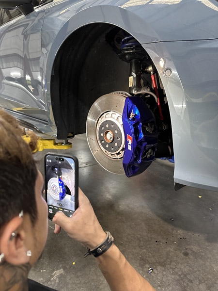 audi 8y rs3 aura blue calipers ashburn va