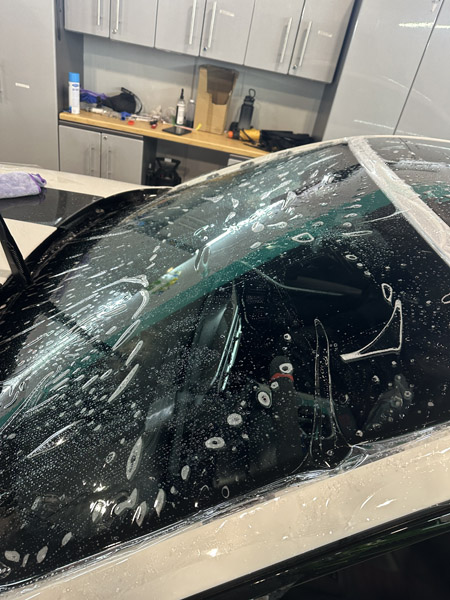 bmw m3 cs bray windshield protection film impact ashburn va