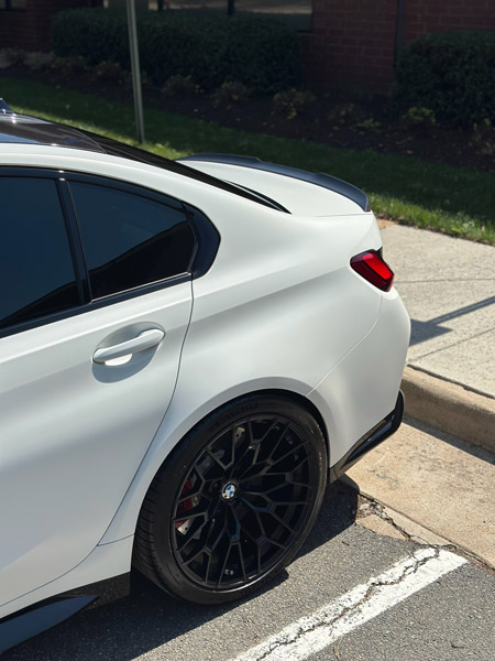 bmw m3 cs full body 3m stealth ppf rear quarter ashburn va