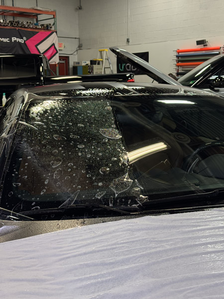 ferrari ff bray windshield protection film impact ashburn va