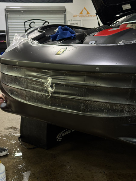 ferrari ff front end stealth ppf installation ashburn va